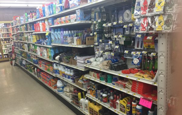Cleaning supplies and household items